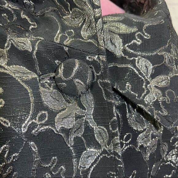LAFAYETTE 148 NEW YORK gold thread embroidery women’s tailored Blazer Size 8 EUC - Picture 8 of 10
